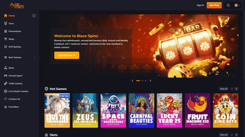 Blaze Spins Gambling Enterprise Blaze Spins Gambling Enterprise